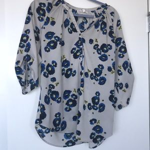 Floral pattern blouse from Yumi Kim.